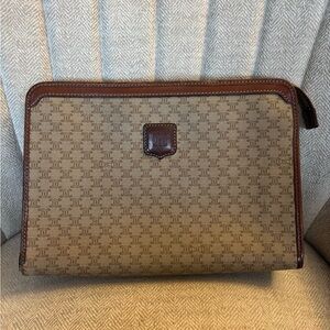 Vintage Celine Toiletry Makeup Pouch